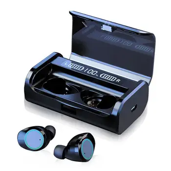 

G06 Bluetooth Earphone TWS Stereo Business Headset Wireless LED Power Display Earbuds With Microphone