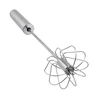 Semi-automatic Egg Beater 304 Stainless Steel Egg Whisk Manual Hand Mixer Self Turning Egg Stirrer Kitchen Accessories Egg Tools 2