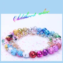 Контрастный цвет колокольчик-брелок кулон металлический двойной цвет Женская сумка кулон Противоугонный автомобильный брелок подарок