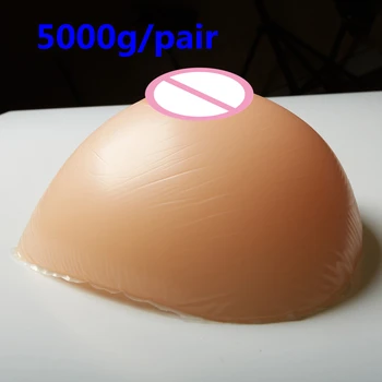

Huge Breasts 5000g/pair Realistic Silicone Breast Forms Artificial Breast Boob For Crossdresser Drag Queen Transgender