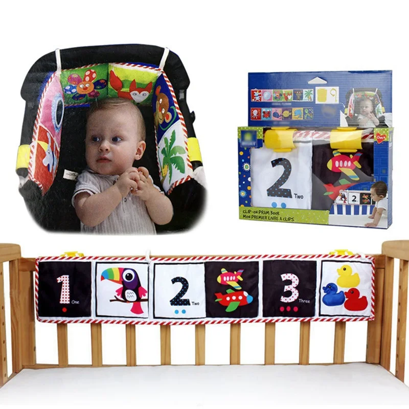 

Newborn Canvas Bed Baby Cartoon Ruffle Cloth Book Animal Puzzle Perfect For Kids Infants Education Music Toys Development