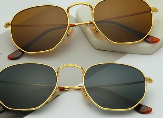 

21 2020 hot new light Sunglasses large frame fashion glasses