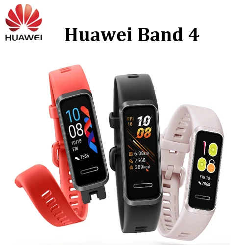 Смарт-браслет huawei Band 4 0,95 ''цветной usb-внутренний AMOLED экран монитор сердечного ритма часы лица