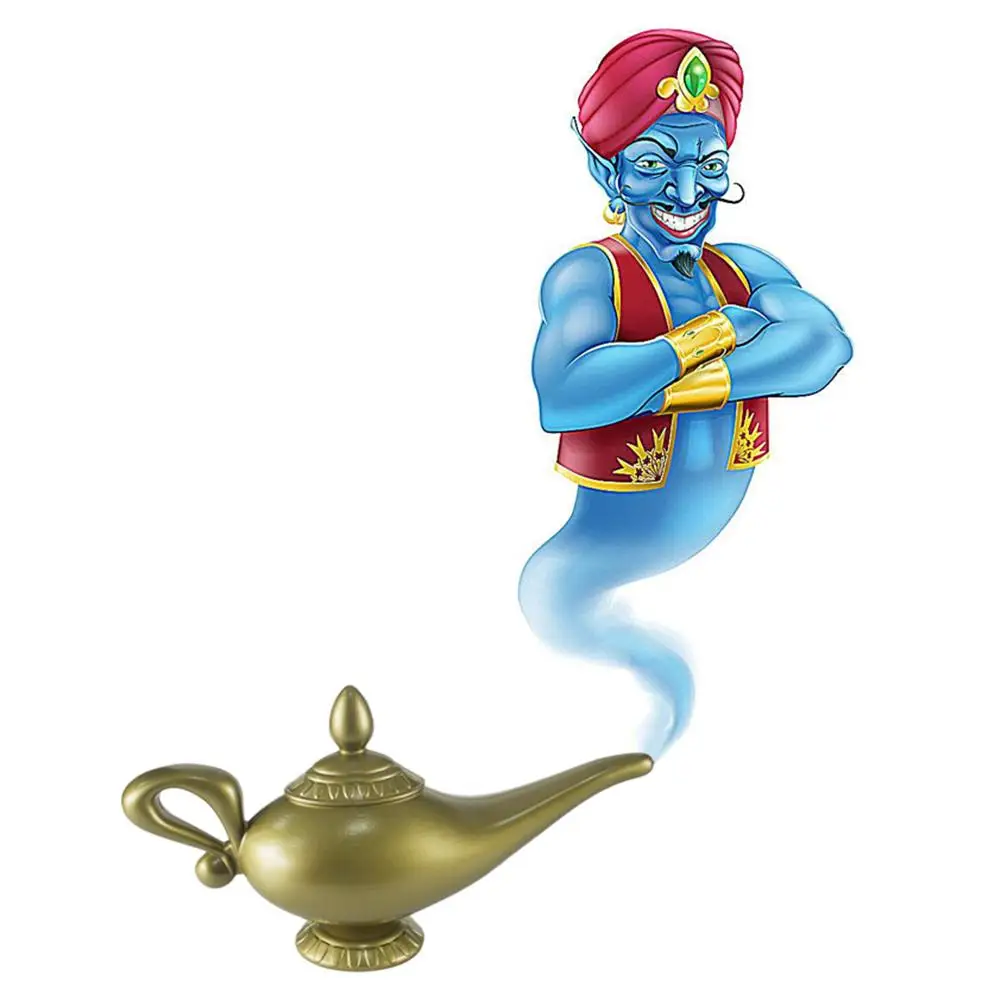 Пластиковый Косплей магический Хэллоуин Рождество Panto Arabic для Aladdin лампа джинна