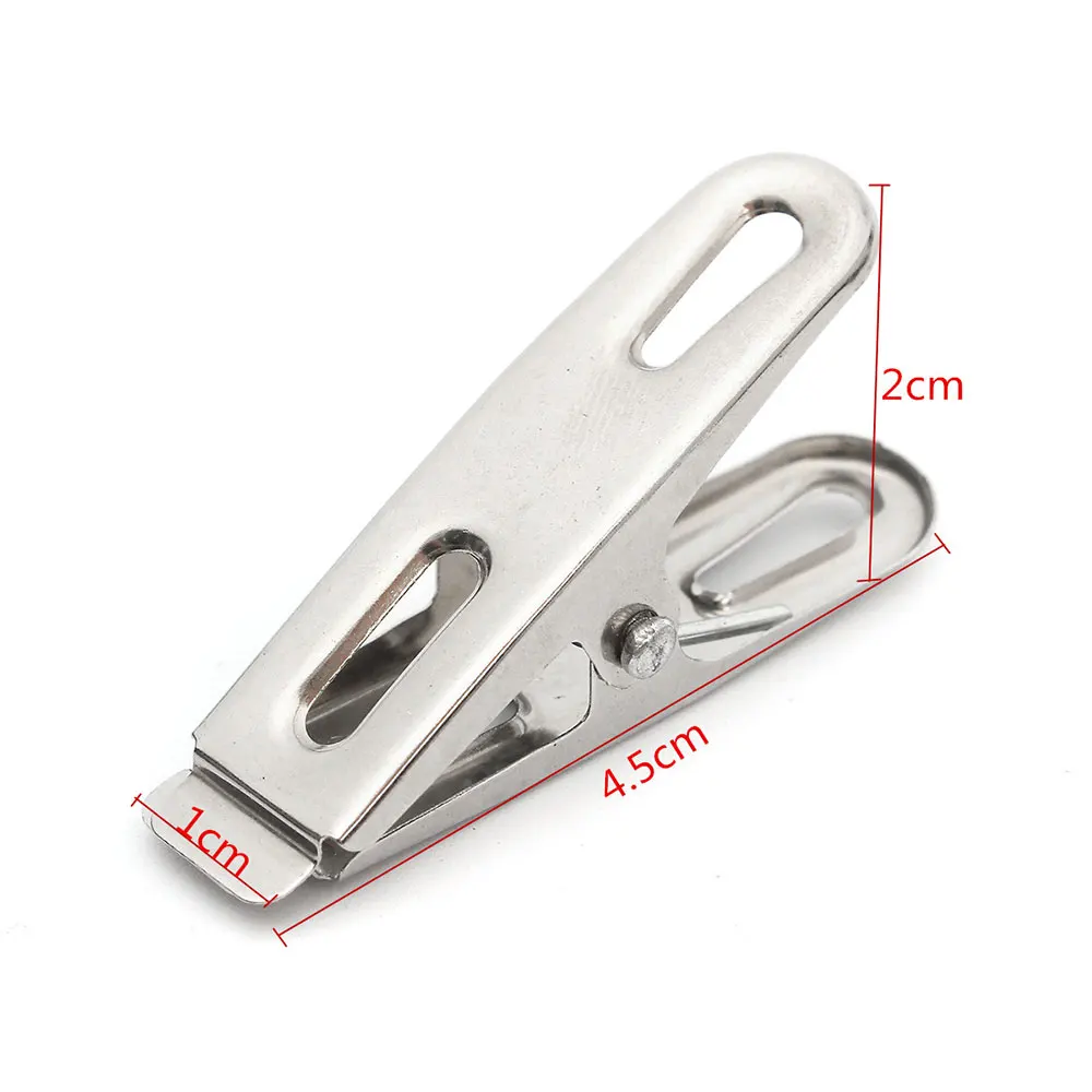 20X METALLO MOLLETTE DA BUCATO Grafette Clip Argento практичный антикоррозийный MOLLETTE DA BUCATO