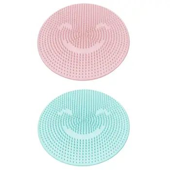 

Household Foot Bath Artifact Back Foot Pad Lazy To Dead Skin Wash Brush Bathroom Suction Cup Silicone Mat