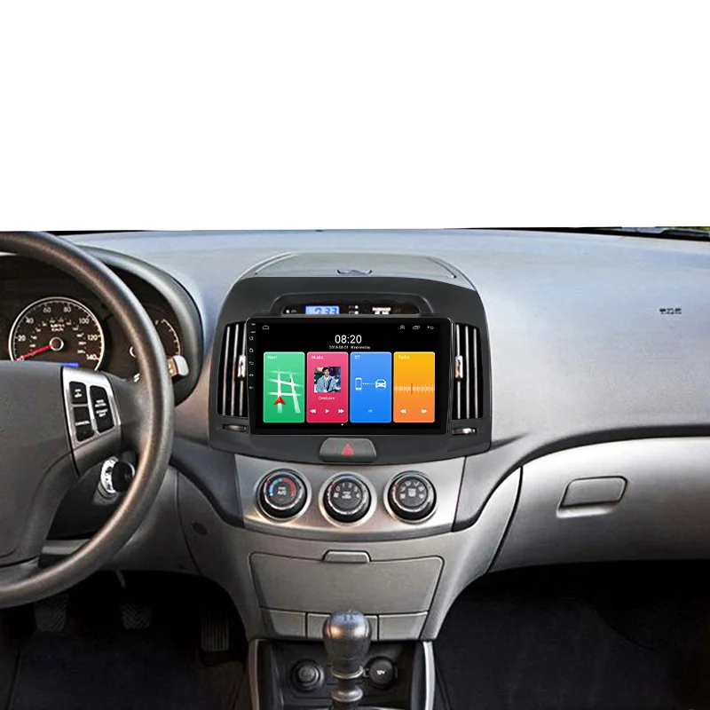 2 Din 9 inch For Hyundai Elantra HD 2006-2011 Car Radio Multimedia Video Player Navigation GPS Android 11 din with frme no dvd | Автомобили