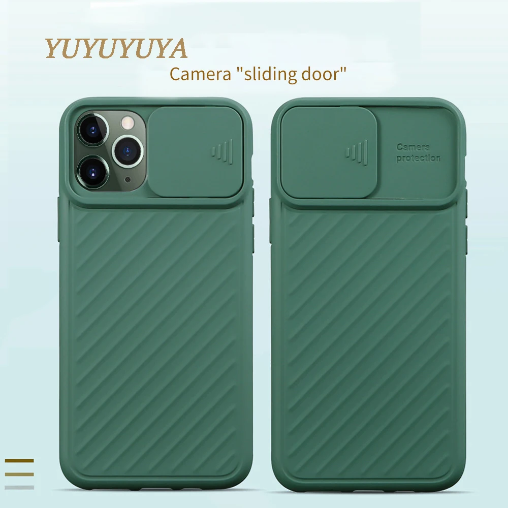 YUYUYUYA слайд-камера защищает чехол для телефона iPhone11Pro Max Xs X XR XS 6 7 8 плюс Твердые