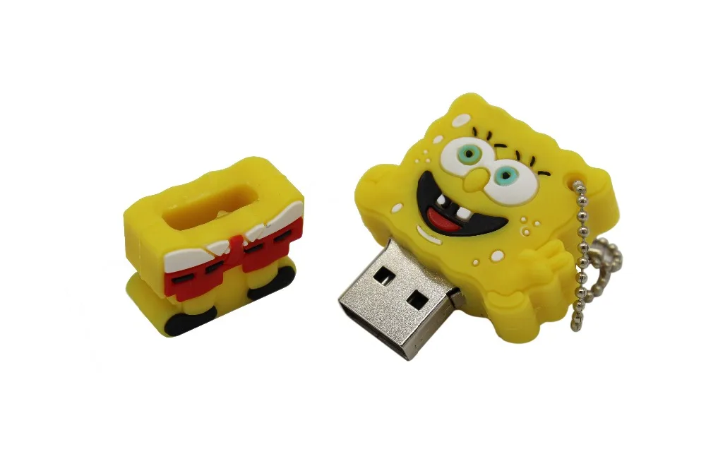 USB флеш-накопитель с надписью ME с героями мультфильмов, 64 ГБ, USB флеш-накопитель Губка Боб, 4 ГБ, 8 ГБ, 16 ГБ, 32 ГБ, флешка, Usb 2,0