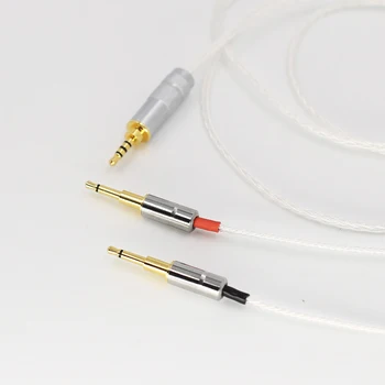 

2.5mm 8core Silver Plated Headphone Upgrade Cable for HE1000 HE400S HE560 Oppo PM-1 PM-2