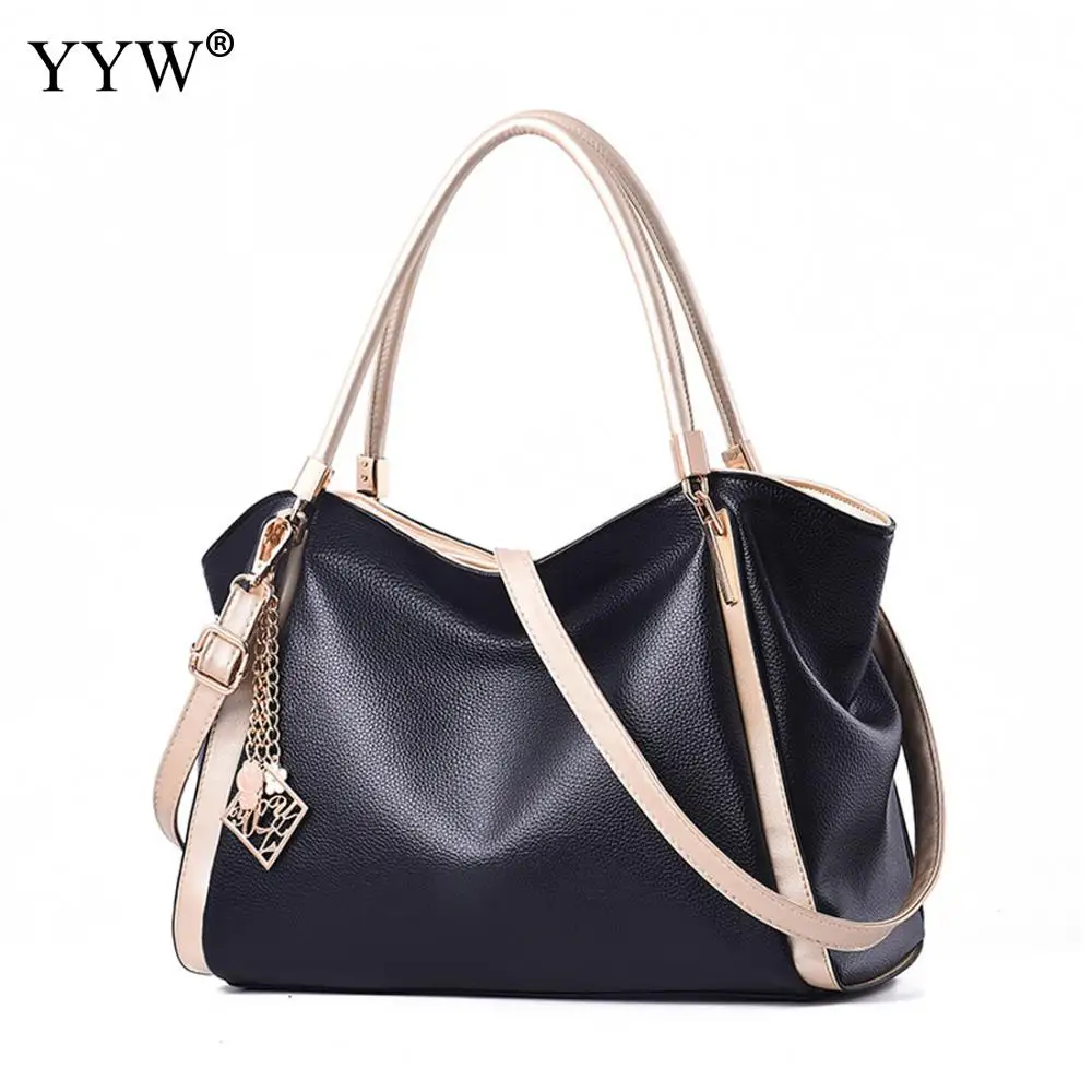 

PU leather Women Shoulder Bag Large Capacity Tote Handbag Retro Shoulder Bags Fashion Ladies shopping Handbags Bolso Mujer