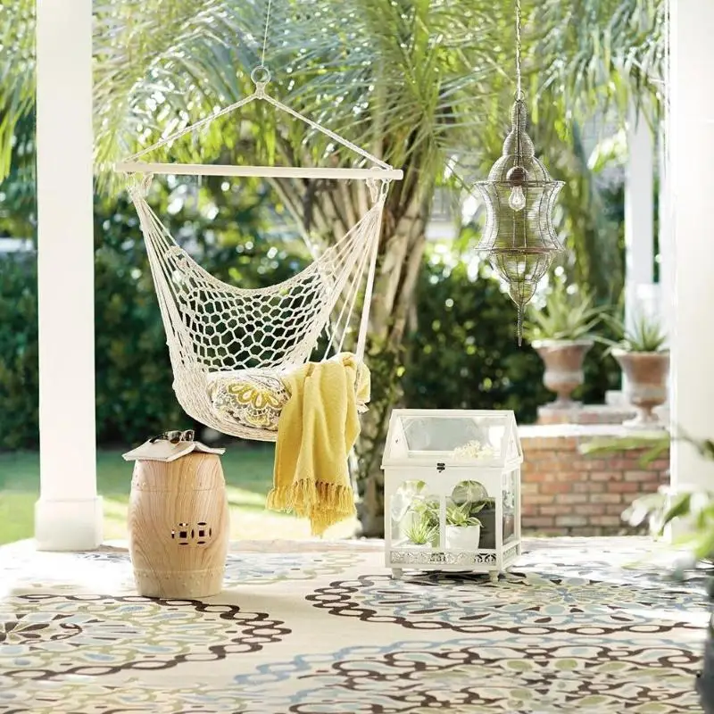Портативный гамак стул настенный веревка для качелей для садовых и комнатных растений детское кресло