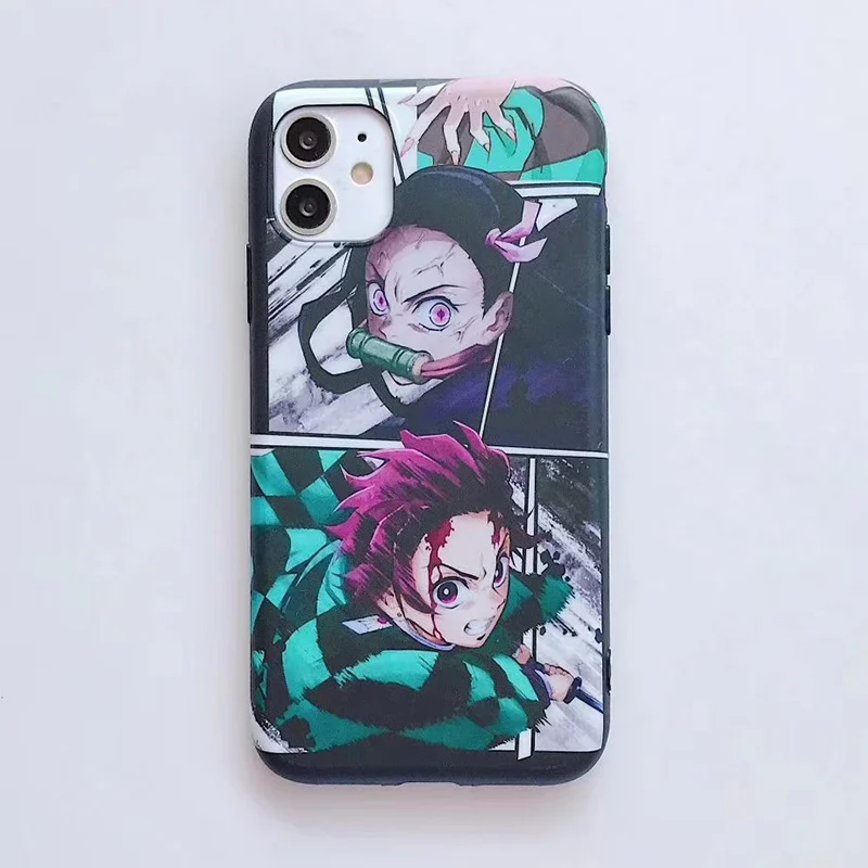Kamado Nezuko Kimetsu no Yaiba Demon Slayer TPU силиконовый IMD чехол для телефона iphone 6/6s 7 / 8 7Plus/8Plus X XS i11