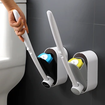 

Bathroom Toilet Brush Set Holder Household Disposable Toilet Brush Cleaning Without Dead Angle Cleaner Tool Bathroom Accessorie