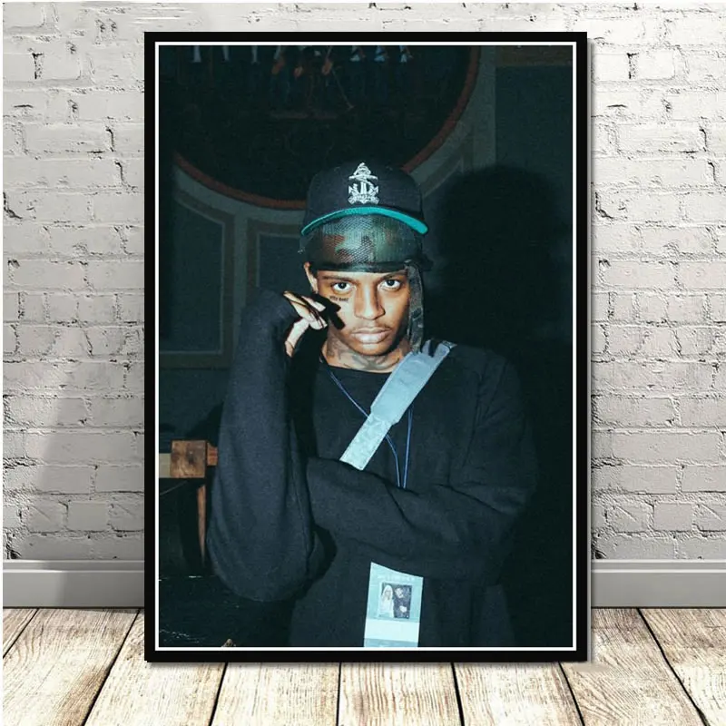 Постер и принты Лыжная маска The Slump God Rapper хип-хоп музыка певица звезда искусство картины настенные картины для гостиной домашний декор - Цвет: 16