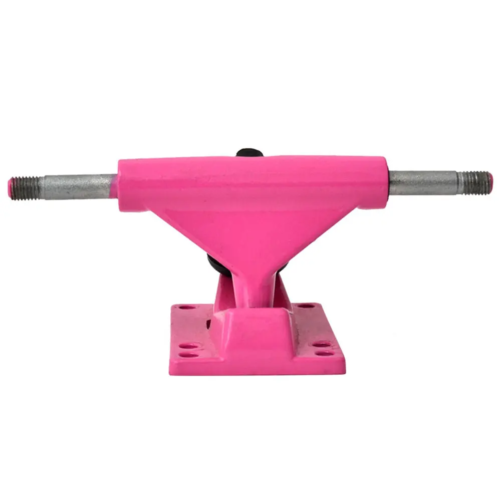 Pink 2 шт 3,25 дюймов скейтборд Мост Кронштейн части металла открытый Универсальный - Цвет: Pink