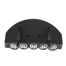 Aliexpress - 5LED Super Bright Cap Light Headlight HeadLamp Head Flashlight Head Cap Hat Light Clip On Light Fishing Head Lamp