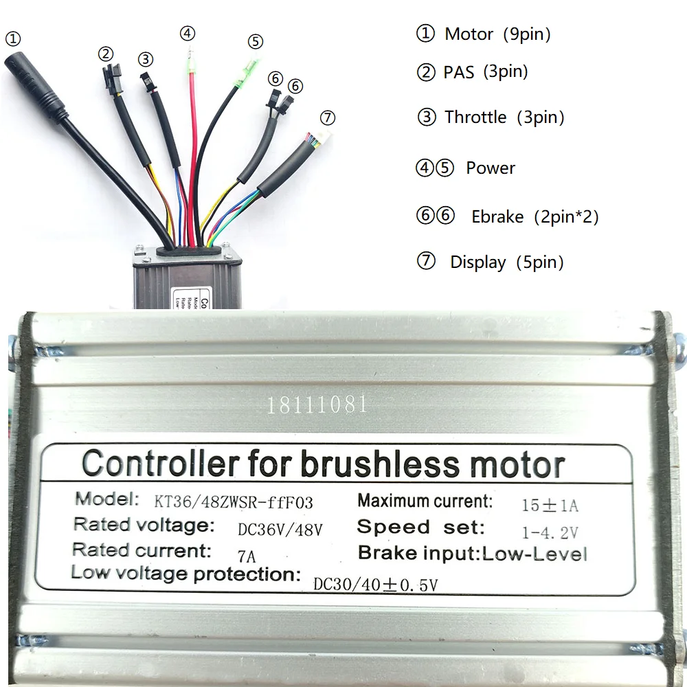 Шак преобразователя для электрического велосипеда с сертификатом ce комплект 48V 250W сзади повернуть маховик электродвигатель для велосипеда с LED900S Дисплей, фара для электровелосипеда
