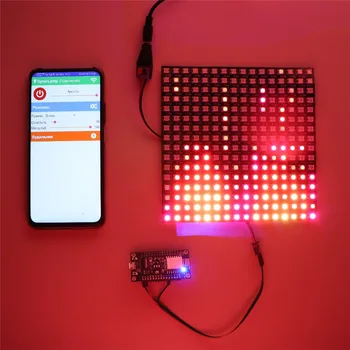 

Matrix 16x16 DIY GyverLamp WS2812B LED Digital Flexible Individually addressable Panel Pixel light Display Board DC5V