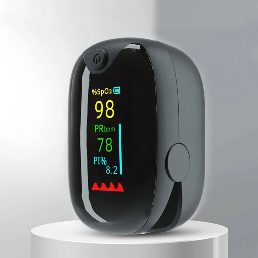 New Portable Finger Pulse Oximeter Color Screen Blood Oxygen Saturometro Monitor Heart Rate Saturation Meter SpO2 PR PI | Инструменты