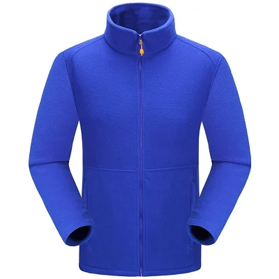 JACKSANQI, новинка, мужские и женские Зимние флисовые куртки, куртки для спорта на открытом воздухе, Походов, Кемпинга, альпинизма, треккинга, мужские и женские пальто RA295 - Цвет: Men Royal Blue
