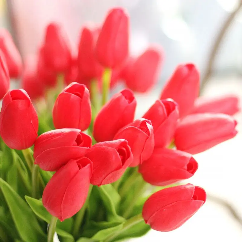 1 шт., искусственный цветок тюльпана, настоящий на ощупь, искусственный букет, искусственный цветок для украшения свадьбы, цветы, подарок на день Святого Валентина