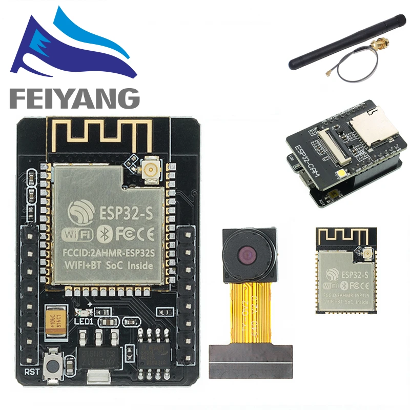 Детская макетная плата с модулем Wi-Fi ESP32 камеры OV2640 5 В Bluetooth поддержкой для