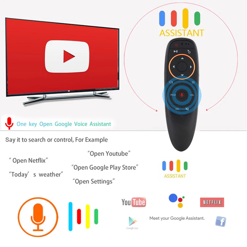  H96 MAX+ TV Box Android 9.0 Smart TV Box with G10 Voice Air Mouse 4GB 64GB Rockchip RK3328 H.265 4K