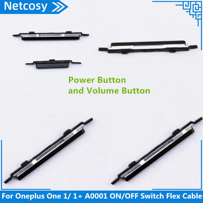 Netcosy для Oneplus One 1/1+ A0001 гибкий кабель шнур, Запчасти Замена включения/выключения Кнопка регулировки громкости питания