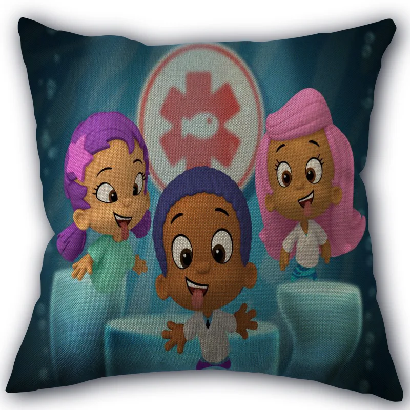 Наволочка Bubble Guppies, хлопок, лен, ткань, квадратная, на молнии, наволочка 45X45 см, свадебная декоративная наволочка - Цвет: 14
