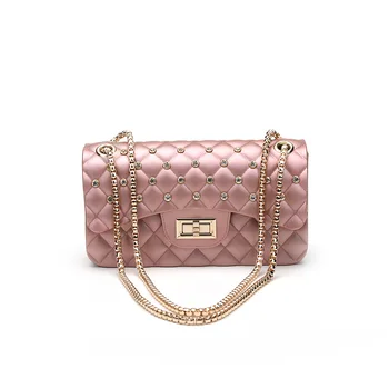 

Fashion Small Crossbody Bags for Women 2019 Mini PU Leather Shoulder Messenger Bag Ladies Phone Purse Rhombus Jelly 2 Size