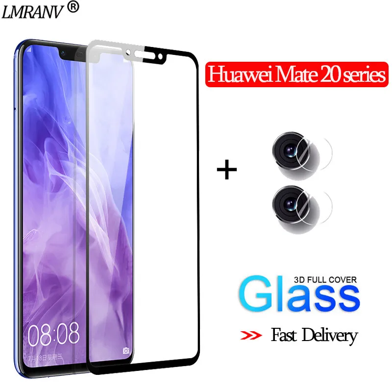 

2-in-1 Camera Glass for Huawei Mate-20-Lite 3D Glass Mate 20Pro Screen Protector honor 20pro Tempered Glass huawei mate 20 lite