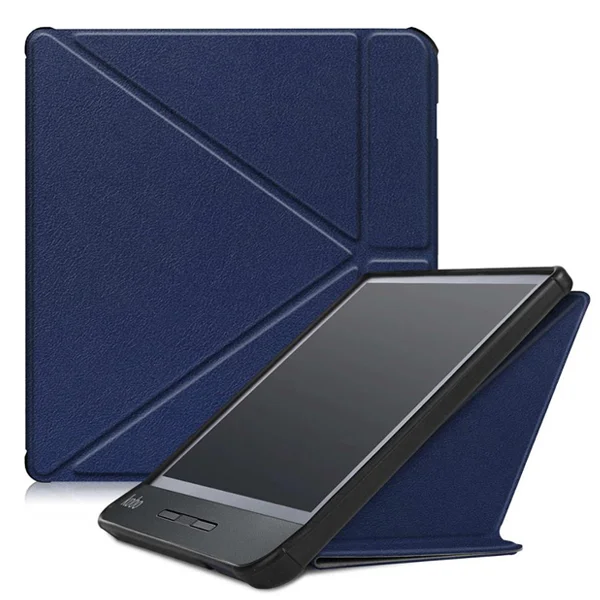 Чехол для Tolino Vision 7 ''дюймовая электронная книга защитный чехол для Tolino Vision 5 Стенд преобразователь кожи чехол - Цвет: dark blue