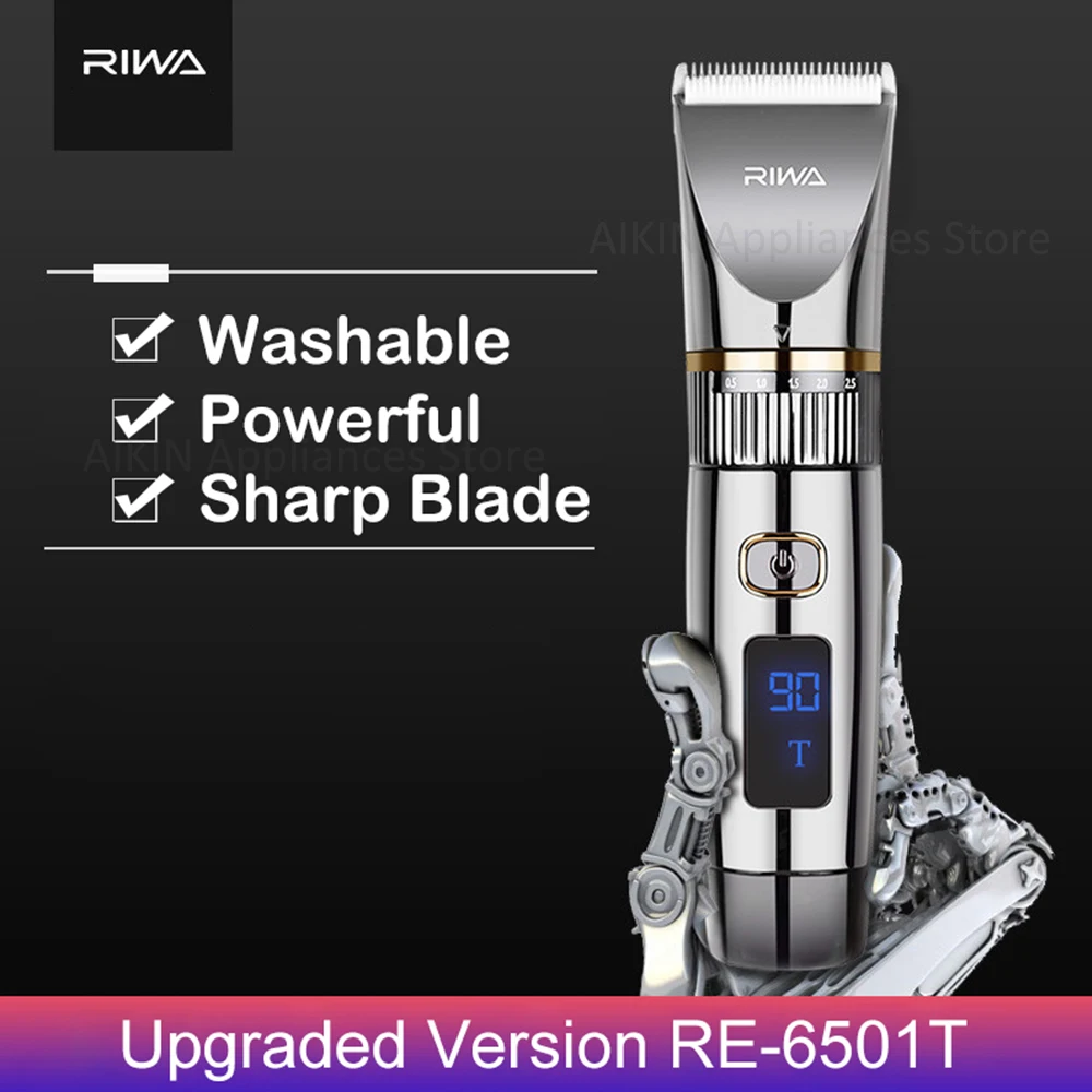 AIKIN Riwa Professional Hair Clipper With Storage Bag High Quality Steel Blade