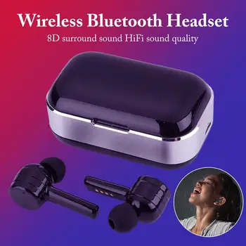 

M3 TWS Wireless Bluetooth Headset 5.0 HIFI Mini Waterproof Sports Earphone 8D Sound HD Call Smart Noise Reduction Headphone