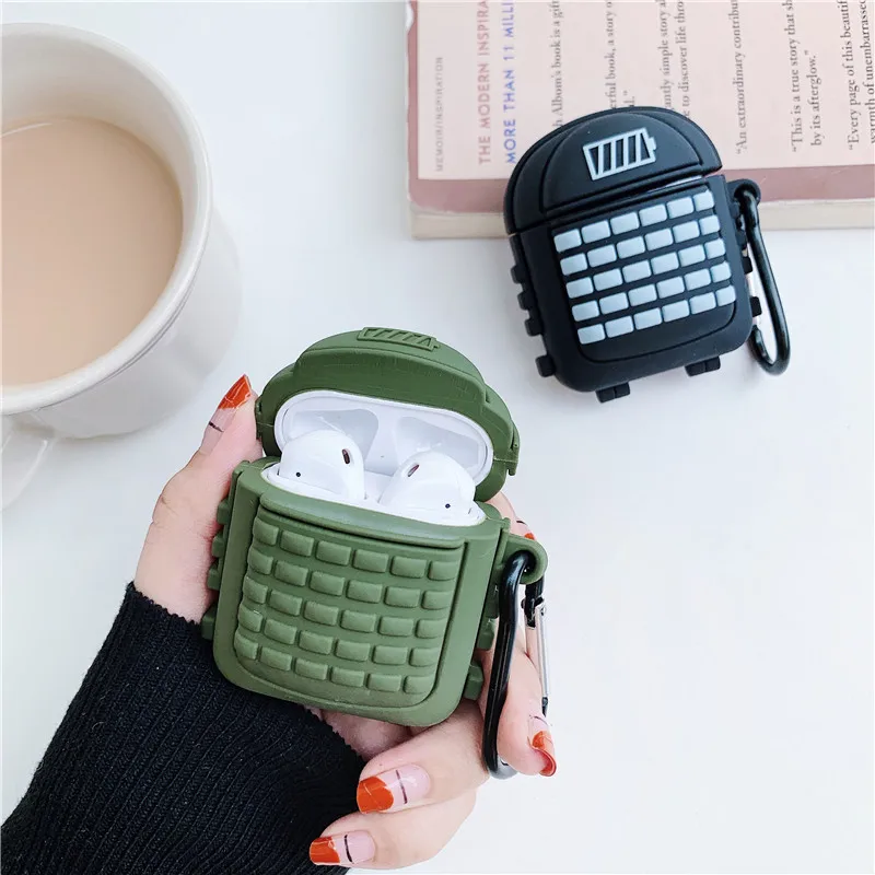 

For AirPods 2 Case 3D Game Boy Bag Soft Silicone Wireless Bluetooth Earphone Cases For Apple Airpod Case Cute Cover Funda