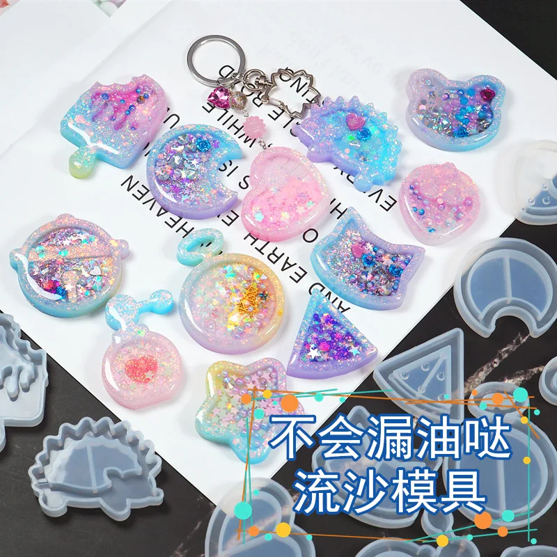 Hot-Shaker-Silicone-Molds-Epoxy-Resin-Bear-Star-Popsicle-Shaker-mold-Key-Chain-Charms-Shiny-Mold(1)
