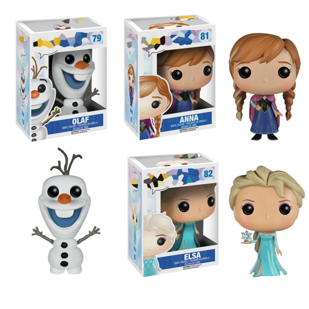 Холодное сердце FUNKO POP виниловые куклы принцесса Анна Эльза фигурка игрушки