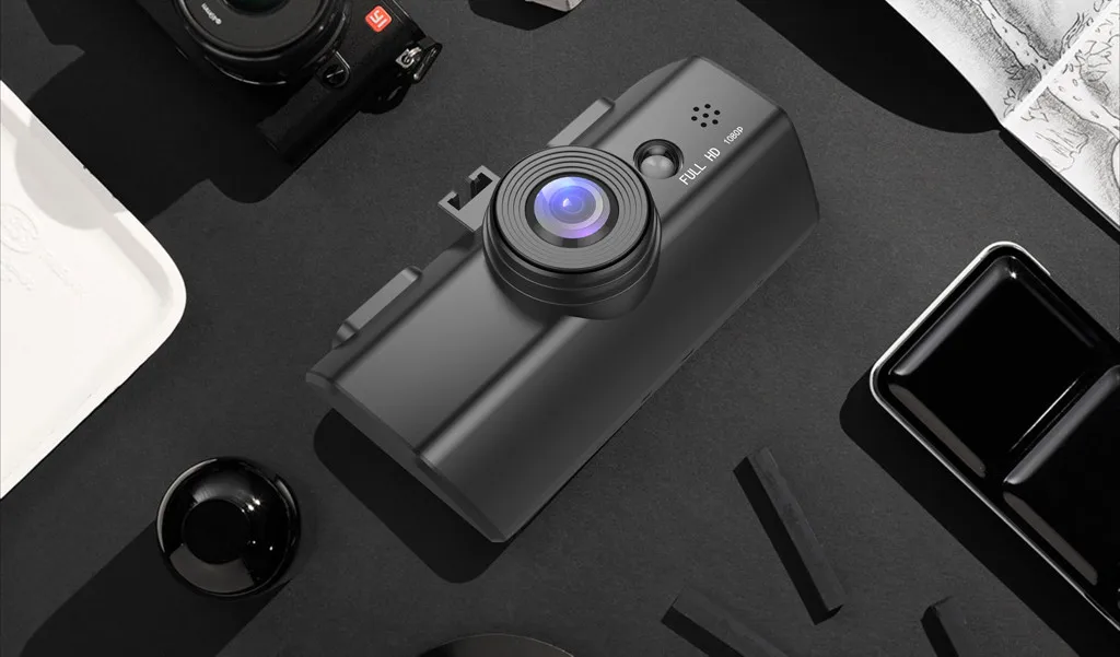 Car DVR Dash Cam Car Video Recorder Dual Lens Full HD 1080P 4" IPS Vehicle Camera Front+Rear Night Vision G-sensor Recorder