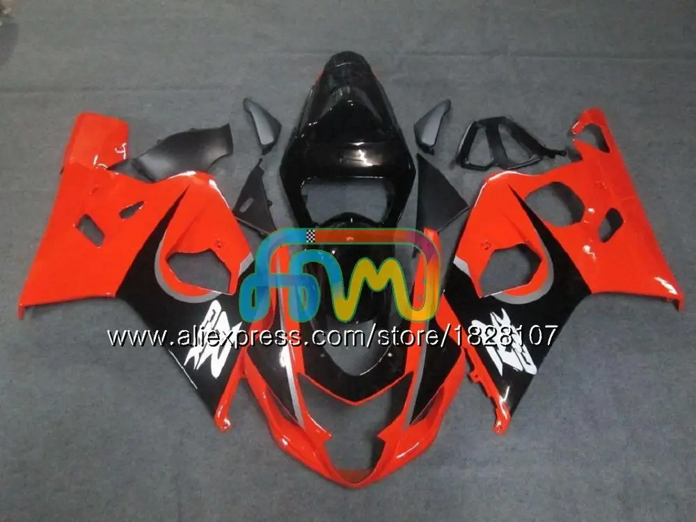 K4 средства ухода за кожей для SUZUKI GSX-R750 GSXR 600 750 R750 04 белый синий топ 05 36BS. 9 GSXR-600 GSXR600 600CC 750CC GSXR750 2004 2005 обтекатель - Цвет: No. 24 Orange