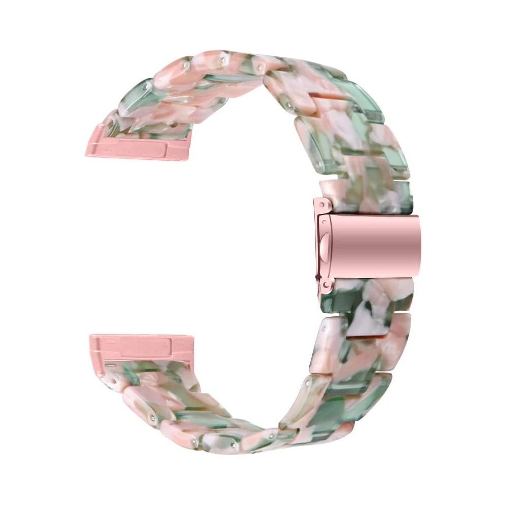 Resin Accessory Wristband for Smart Watches - Elegant Watch Strap Replacement
