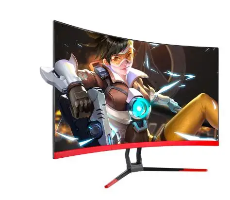 ultra thin wide computer gaming flat curved monitor  9