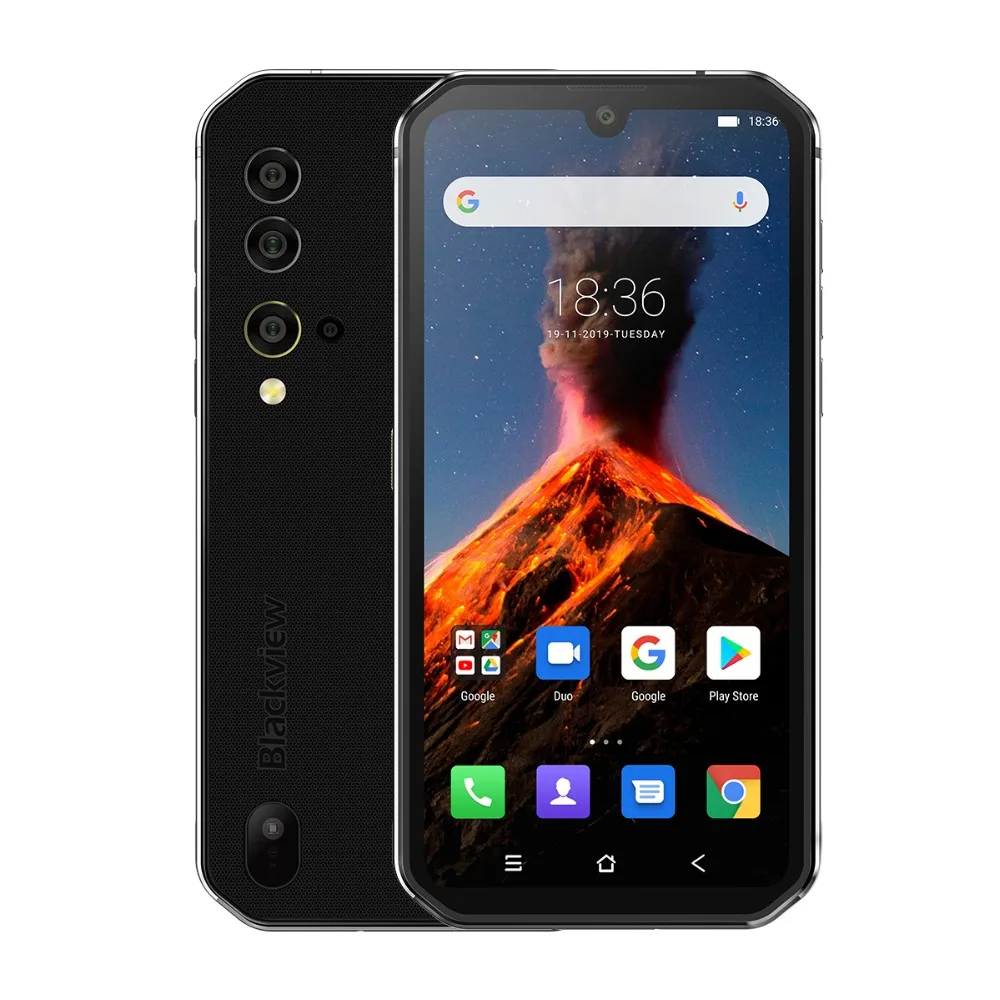 Blackview BV9900 5,84 ''Android смартфон 8 Гб 256 ГБ Восьмиядерный 48мп камера мобильный телефон две sim-карты отпечаток пальца NFC Беспроводная зарядка