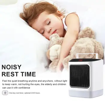 

Small Home Desktop Multifunctional Heating and Cooling Heater Portable Heater Can Remotely Control Portable Indoor Heater Tools