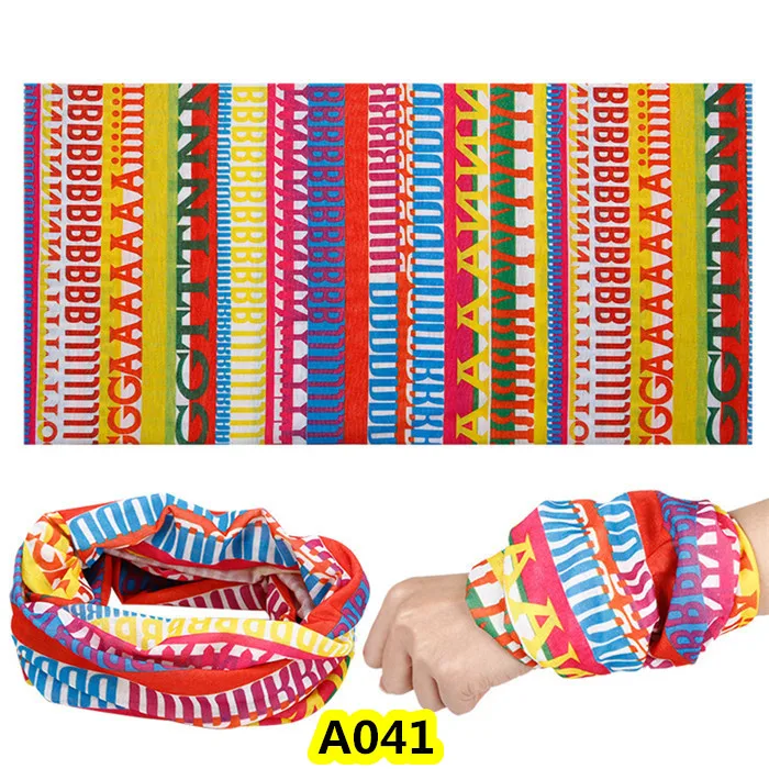 A041 Scarf 300 цветов, теплый шарф для шеи, для спорта на открытом воздухе, велосипеда, езды на велосипеде, Волшебная повязка на голову, спортивные шарфы, велосипедная бандана, головной убор, кольцо - Цвет: A041 Scarf