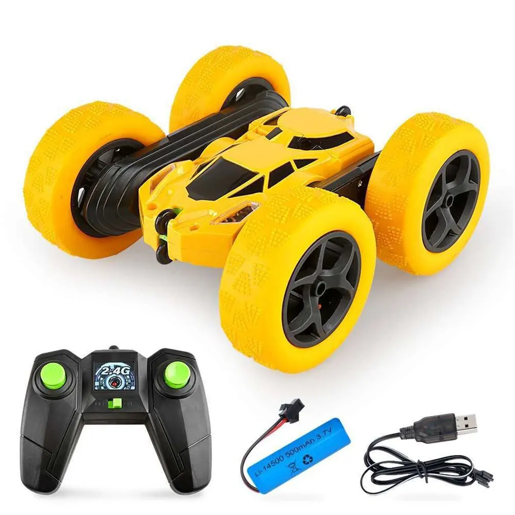 2020 New Double-Sided 360° Rotating And Tumbling Stunt Car Twisting 2.4G Charging Children Gift |