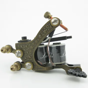 

Custom 10 Wrap Coil Cast Iron Wire-cutting Tattoo Machine Gun Supply LTM33