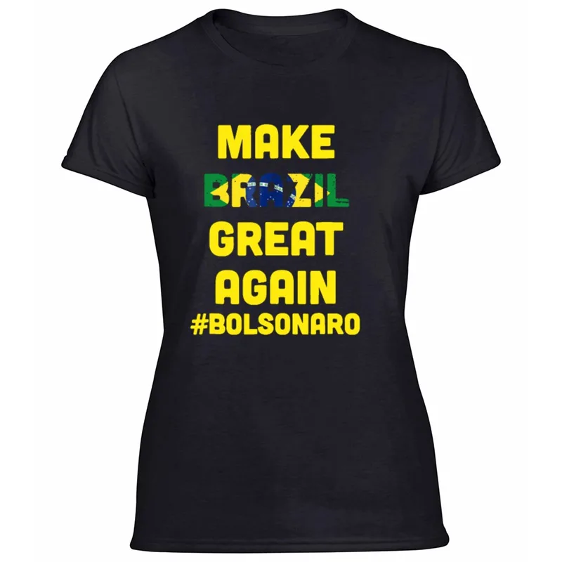 Sunlight Bolsonaro рубашка Jair Bolsonaro Presidente Brasil футболка мужская с буквами мужские футболки мужские