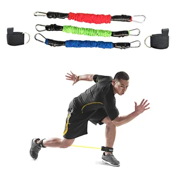 

Running Speed Resistance Bands Taekwondo Trainer Pull Rope Agility Train Exercise Jump Training Latex Elastic Bands Fitness