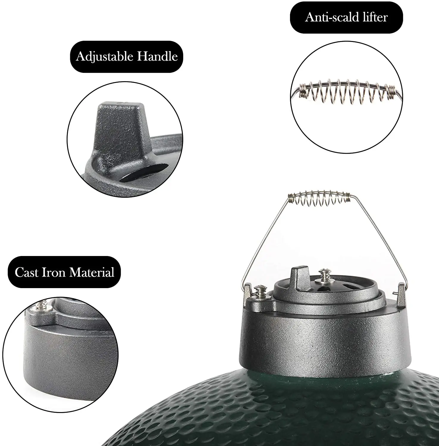 1-pcs-Cast-Iron-Vented-Chimney-Cap-bbq-accessories-grill-accessories-kitchen-Smoker.jpg 1/Db Öntöttvas Szellőztetett Kémény Sapka Bbq Kiegészítők Grill Tartozékok Konyhai Dohányzó - Image 5